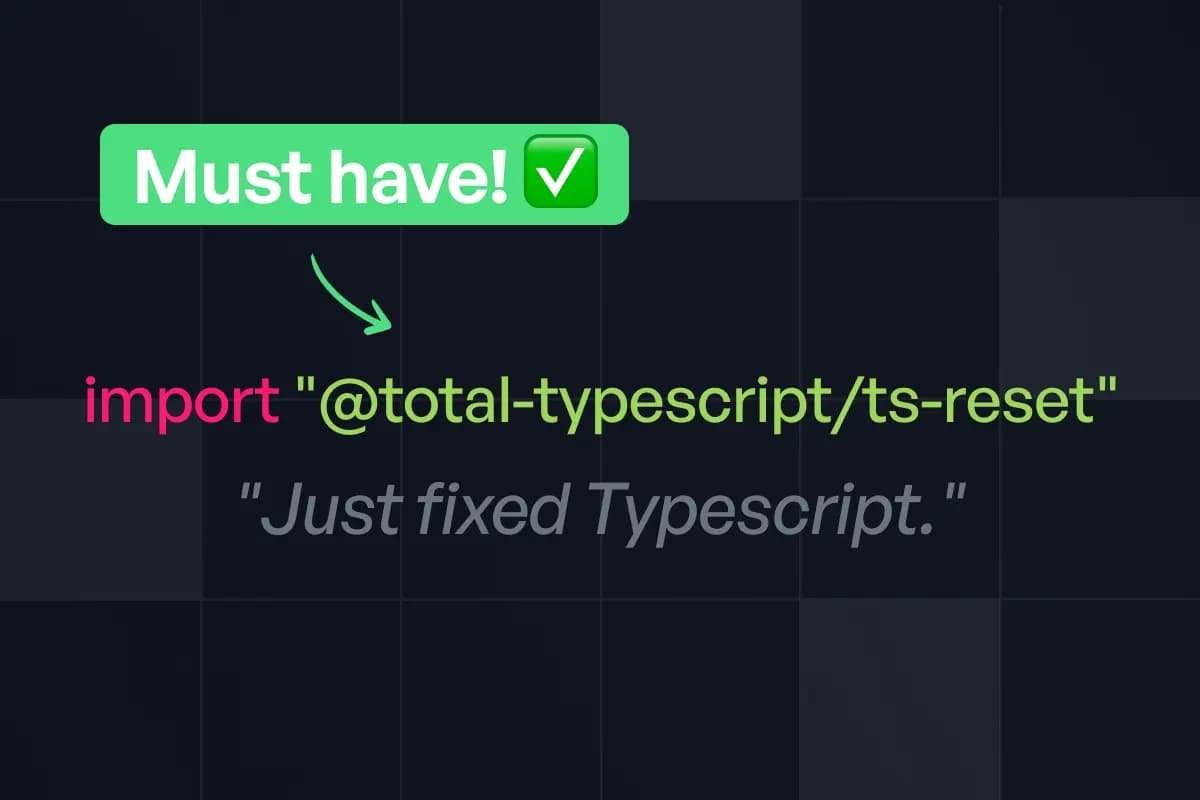 Make your TypeScript smarter - with ONE line of code