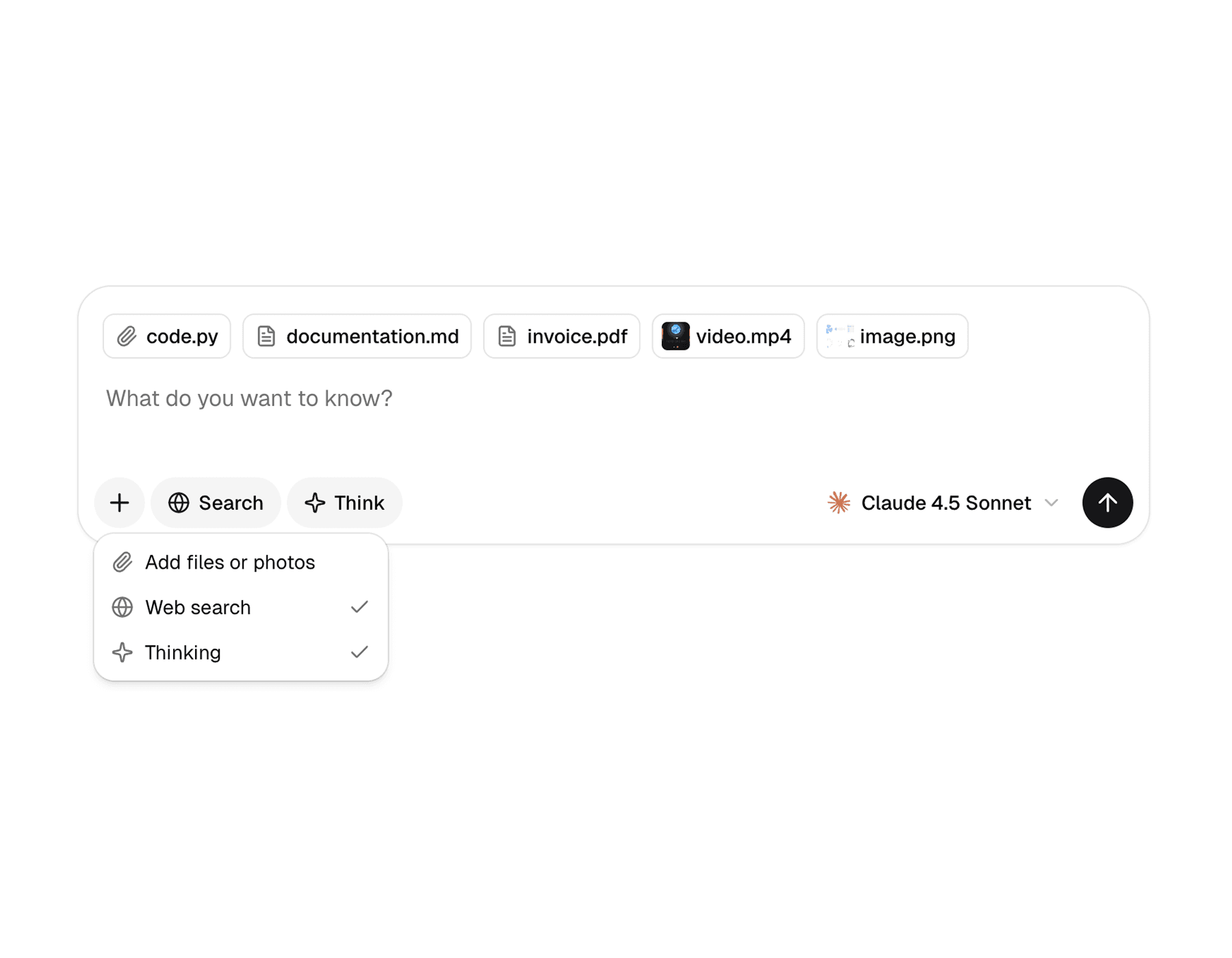 Web prompt input demo