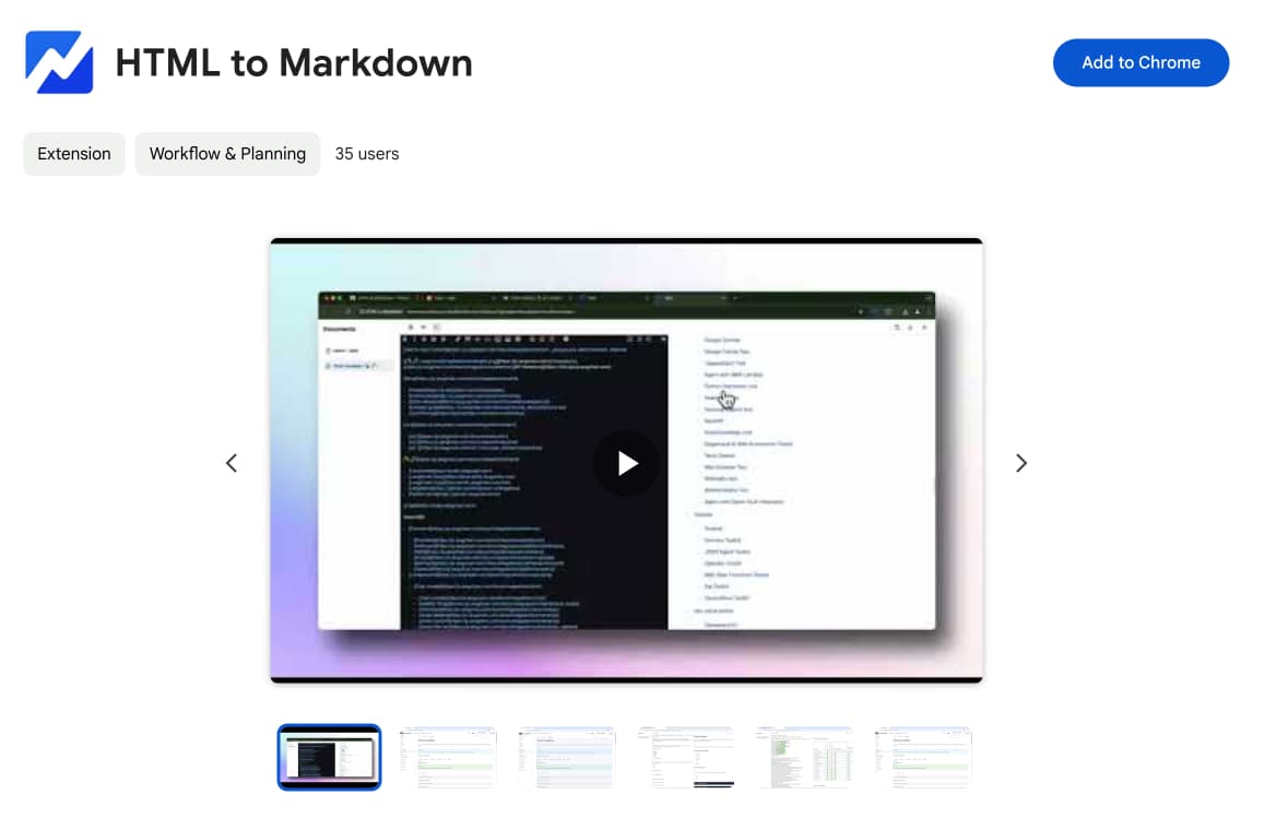 HTML to Markdown