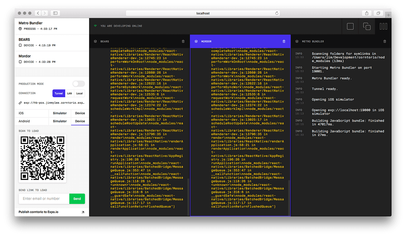 Expo Developer Tools