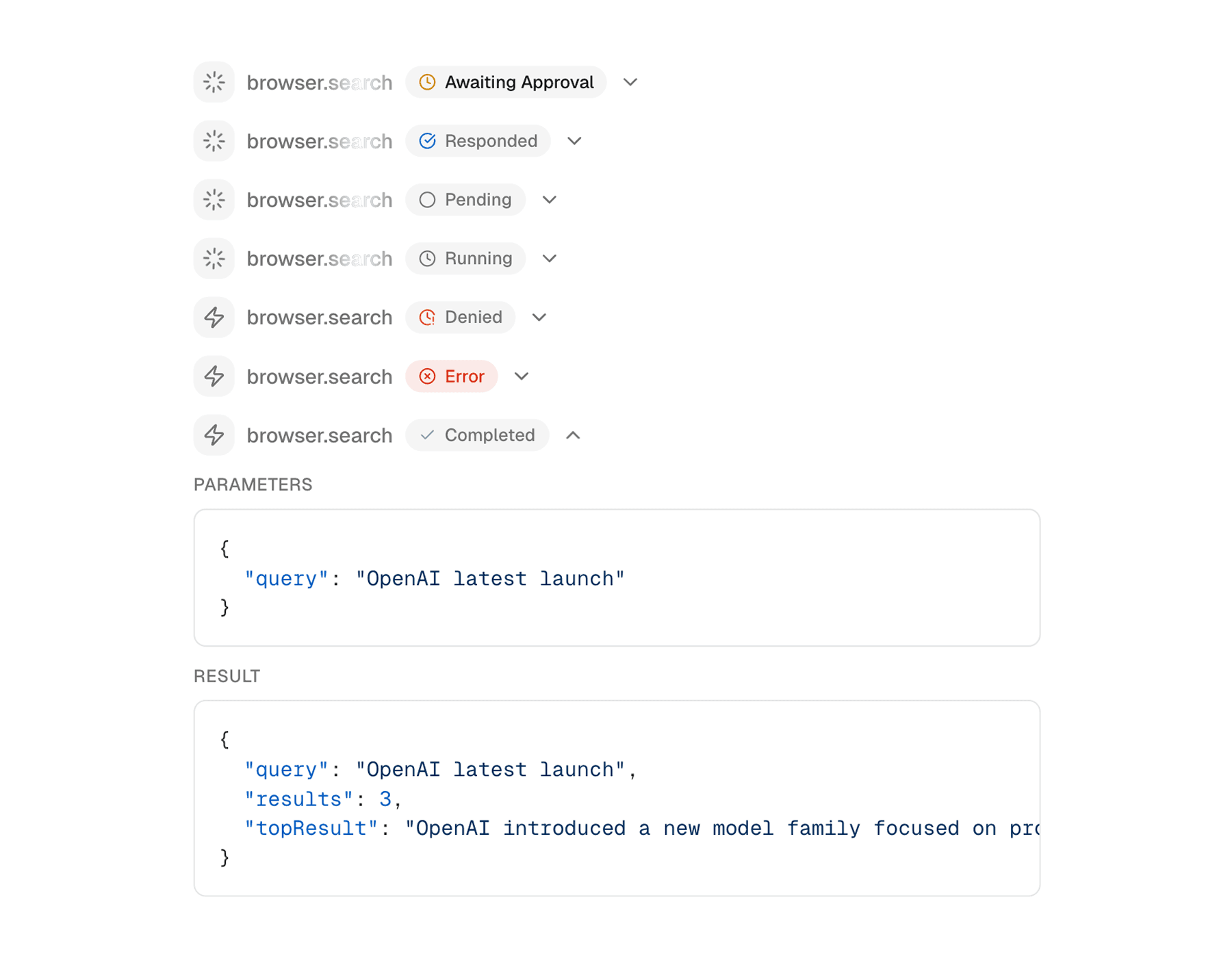 Tool component demo