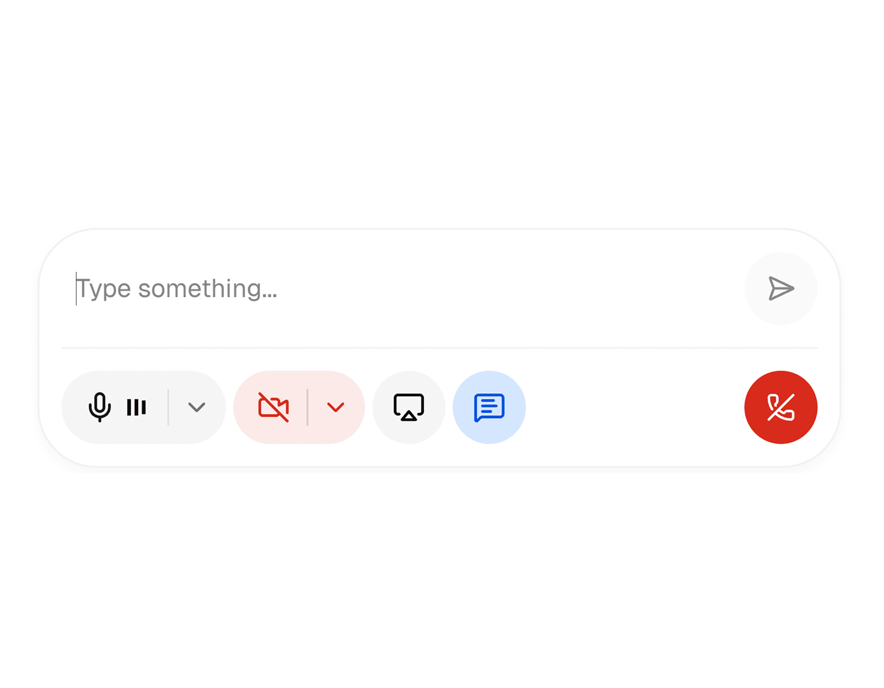 Web control bar demo
