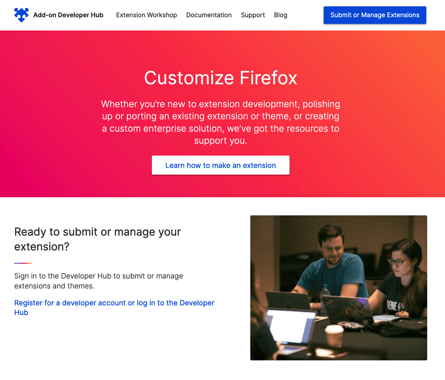Mozilla registration