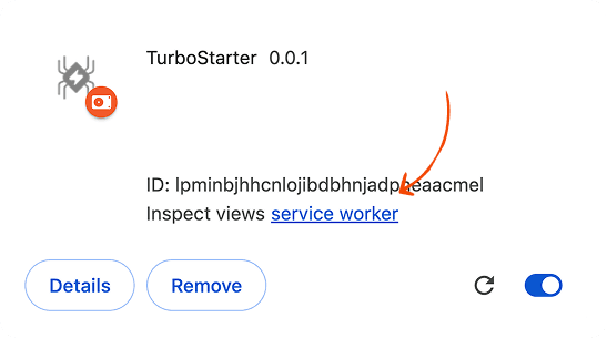 Service Worker inspector