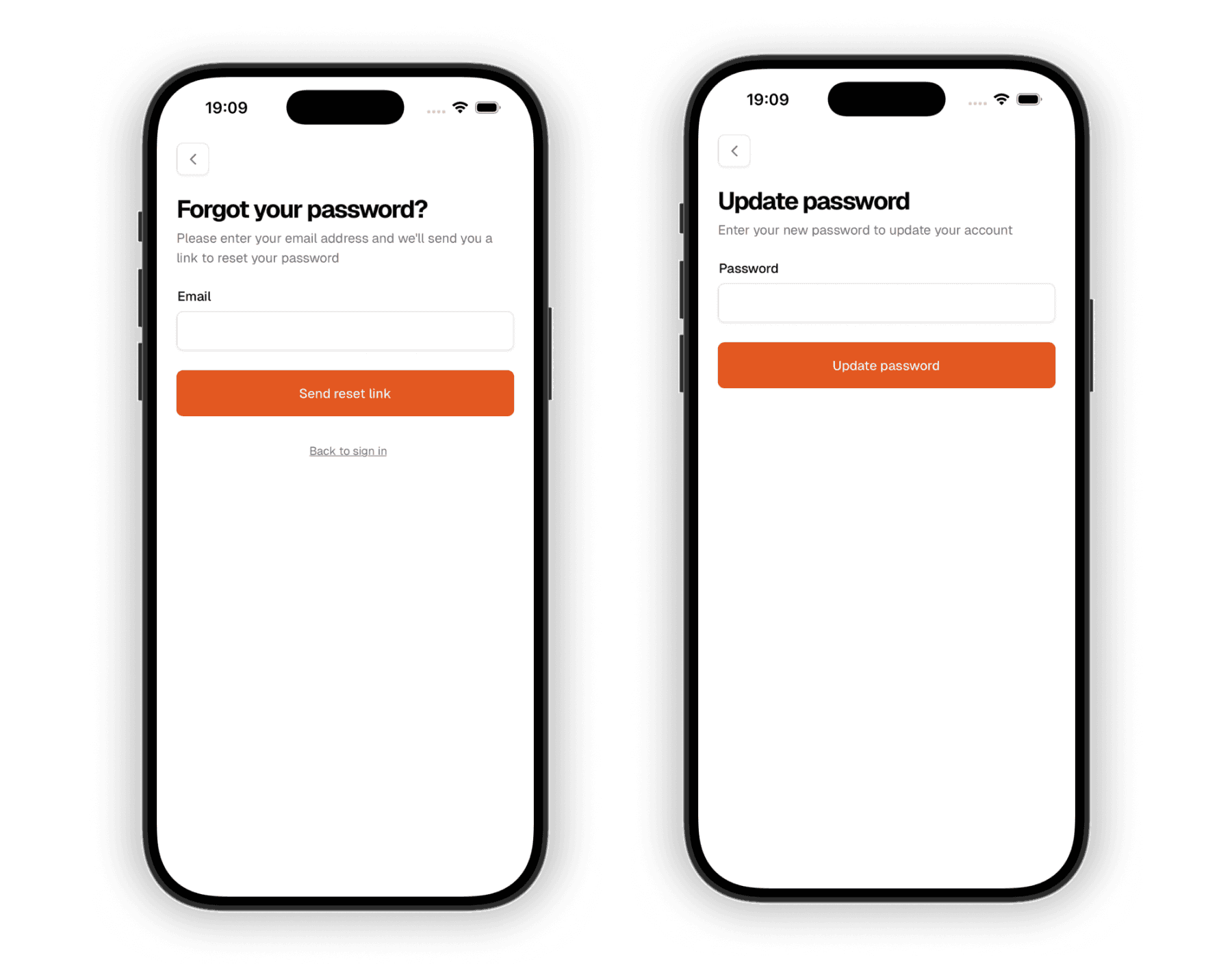 Forgot password