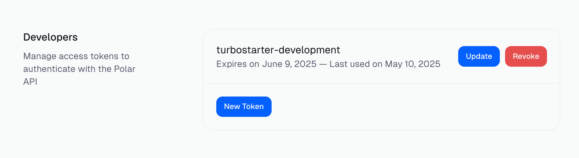 Polar Access Token