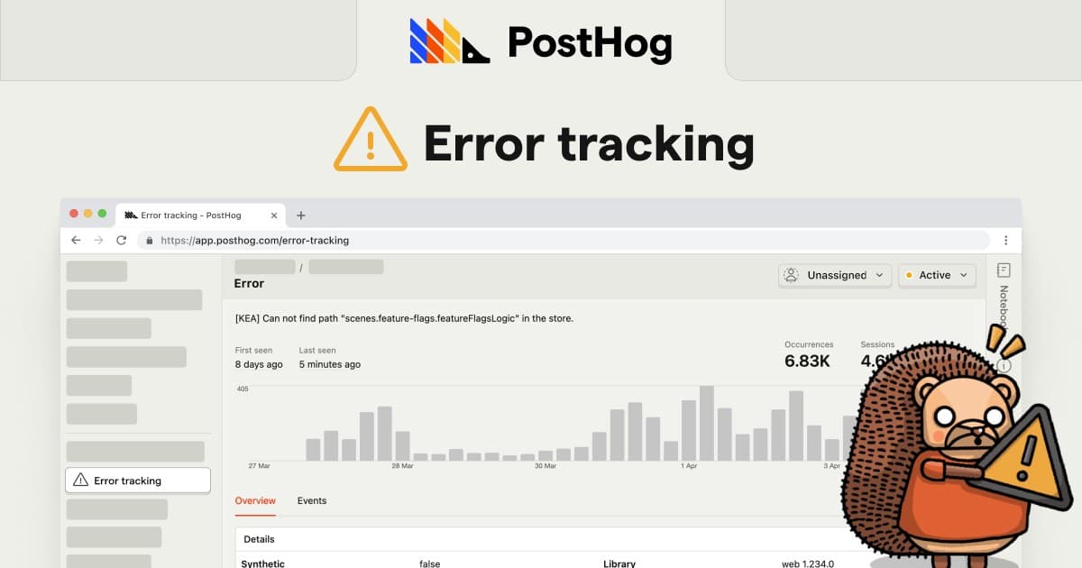 PostHog banner
