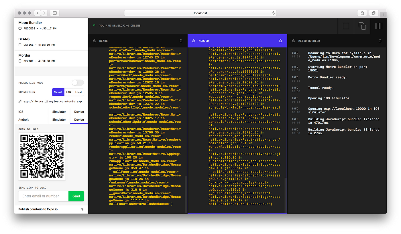 Expo Developer Tools