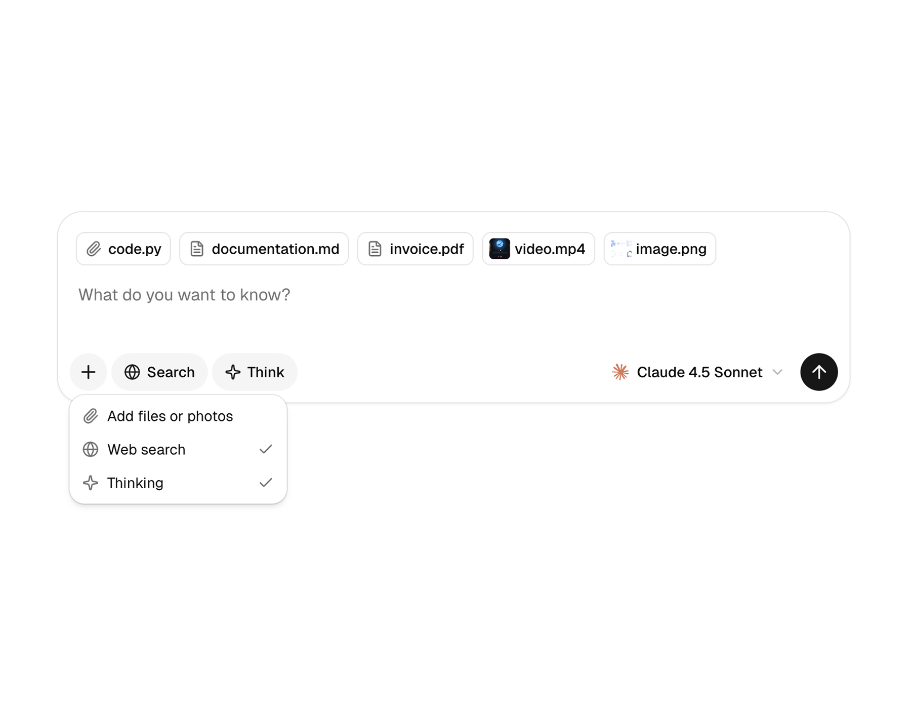 Web prompt input demo